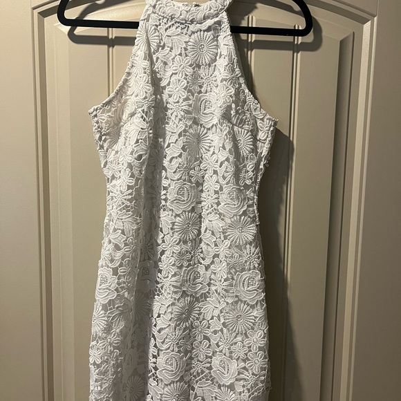 Lulus Dresses & Skirts - Lulu's White Floral Lace Mini Dress